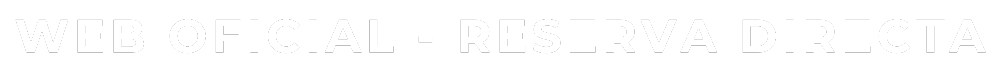 Texto "Web Oficial - Reserva Directa" en fondo negro.