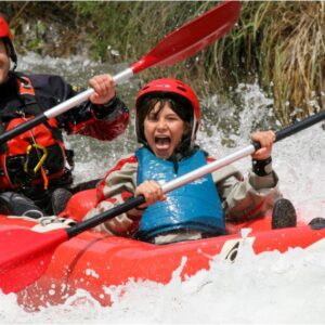 Aventura en canoa con la familia